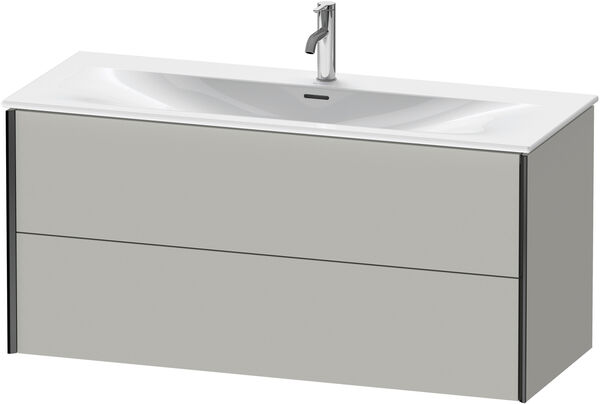 Meuble sous-lavabo Duravit XViu gris béton mat image number 0