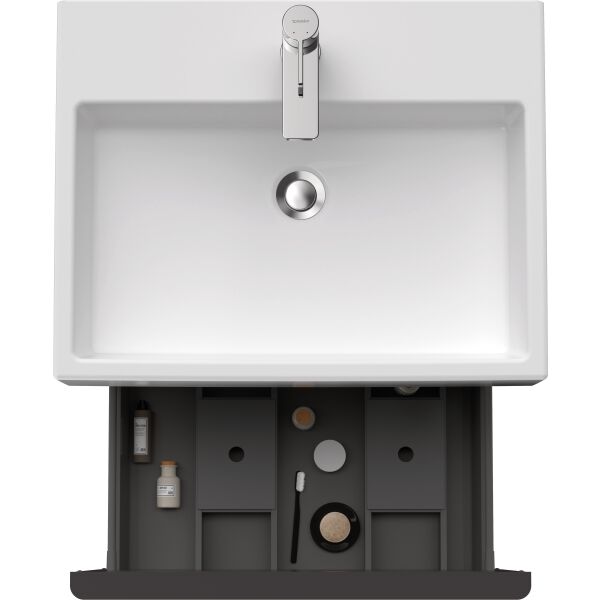 Armadio sottolavabo Duravit D-Neo grafite opaco image number 4