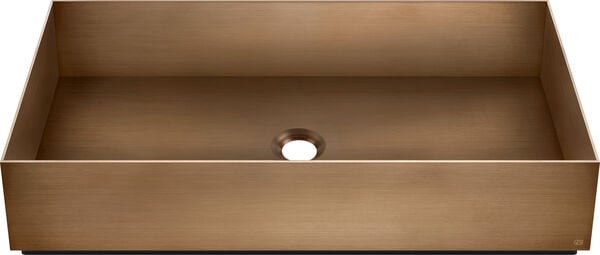 Auflegewaschtisch Gessi 316 warm Steel brushed image number 0
