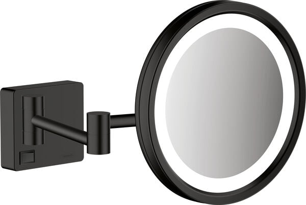 Miroir cosmétique Hansgrohe AddStoris noir mat image number 0