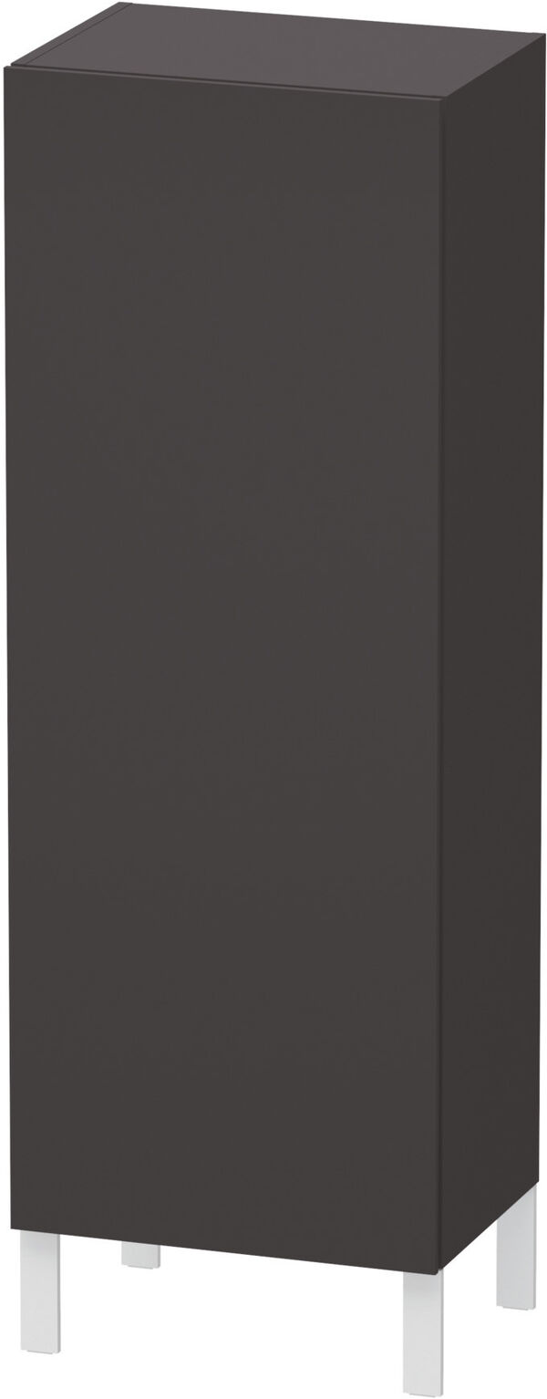 Seitenschrank Duravit L-Cube, Kunstharz, Breite 50 cm, Höhe 132 cm, Tiefe 36,3 cm, 1 Türe, Band image number 0