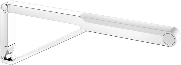 St&uuml;tzklappgriff Keuco Collection Axess Verchromt Griffpad weiss image number 0