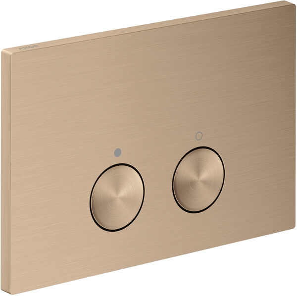 Plaque de d&eacute;clenchement Axor FlushPlate Brushed red gold image number 0