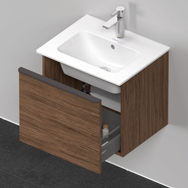 Armadio sottolavabo Duravit D-Neo noce scuro image number 3