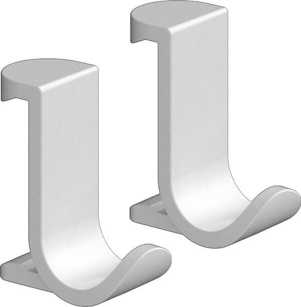 Crochet &agrave; serviette Hansgrohe WallStoris Blanc mat image number 0