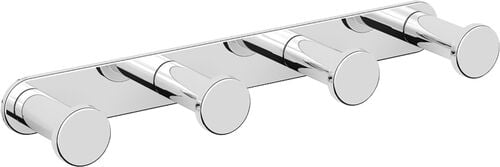 Placca con ganci Alterna piana Cromato