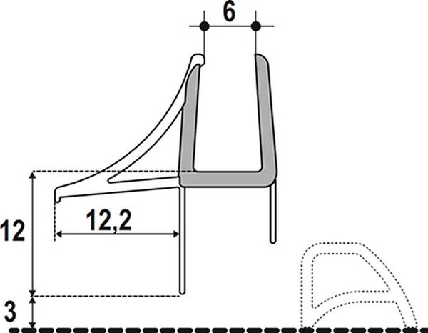 Joint renvoi-d&acute;eau Duka image number 0
