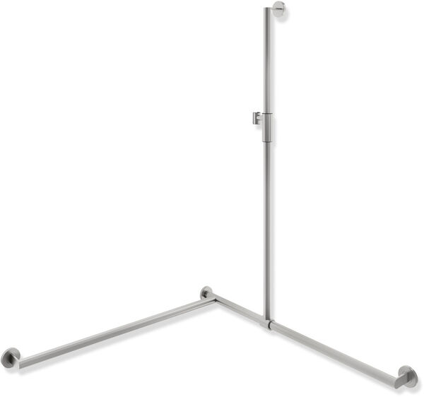 Eckhaltegriff Hewi 900, Duschgleitstange rechts, &Oslash; 32 mm, H&ouml;he 1250 mm, 965 x 965 mm, mit image number 0