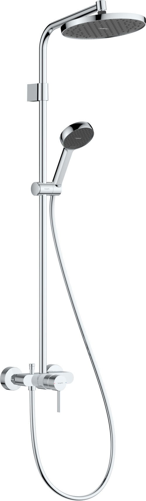 Showerpipe Hansgrohe Activera S EcoSmart &frac12;" Verchromt