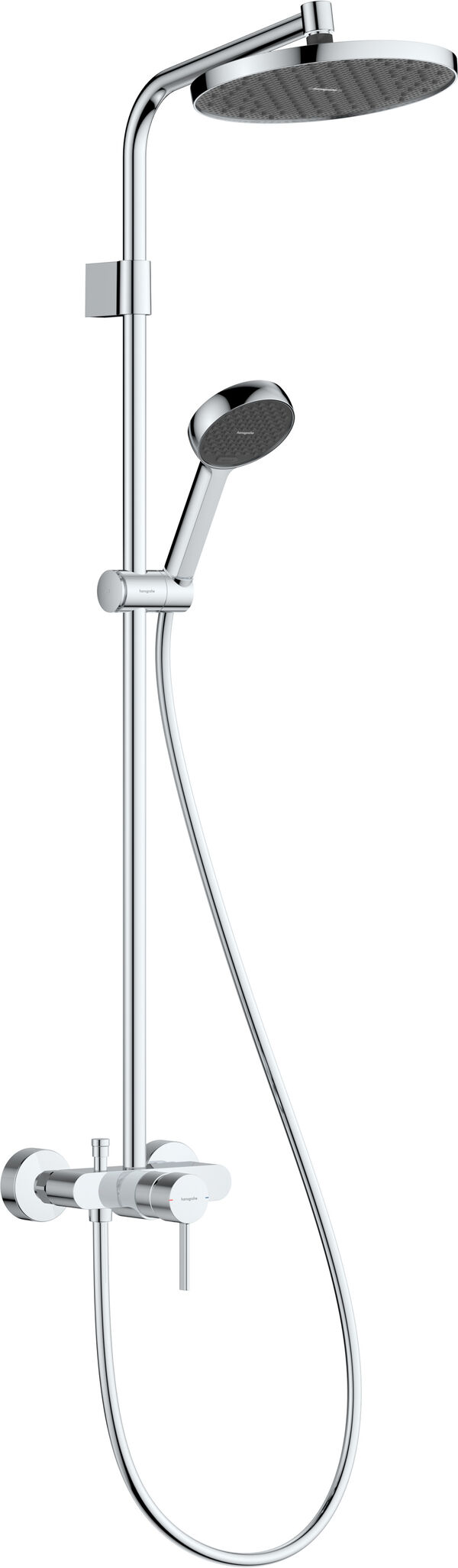 Showerpipe Hansgrohe Activera S EcoSmart &frac12;" Verchromt image number 0