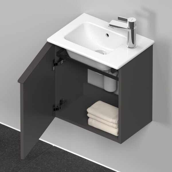 Meuble sous-lavabo Duravit D-Neo Graphite mat image number 3