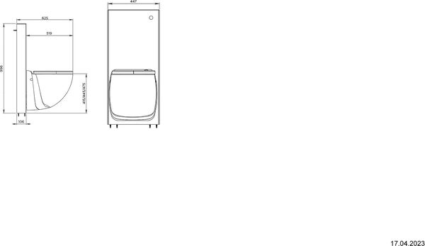 Hebeanlage Sanicompact Comfort+ weiss image number 1