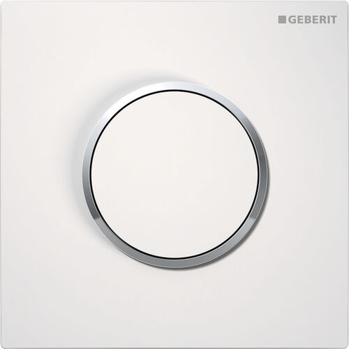 Urinoirsteuerung Geberit HyTouch Typ10 round weiss/glanz/weiss