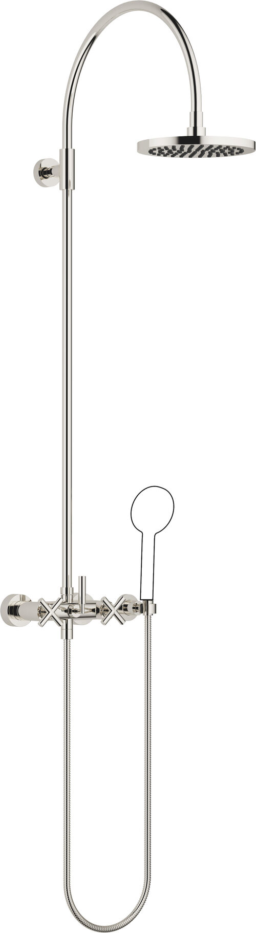 Shower Pipe Dornbracht avec batterie de douche Platine
