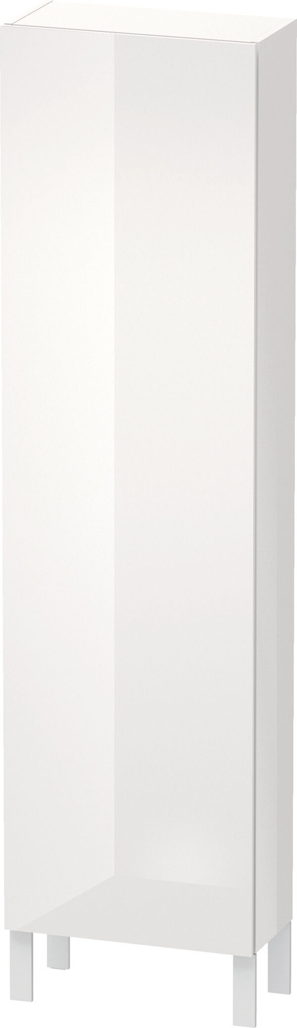 Armoire haute L-Cube Blanc brillant image number 0