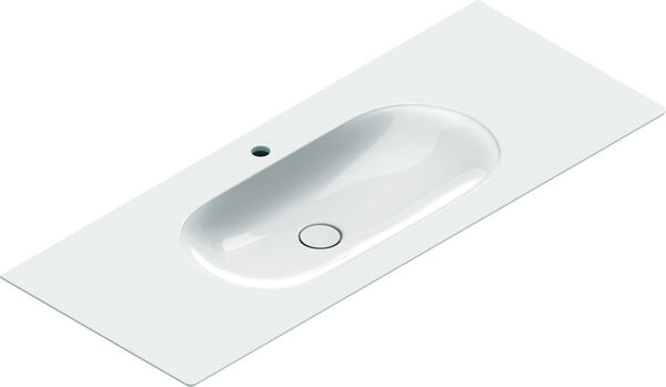 Lavabo Catalano Sfera 125 x 50 cm, senza troppopieno con foro per rubinetteria image number 0