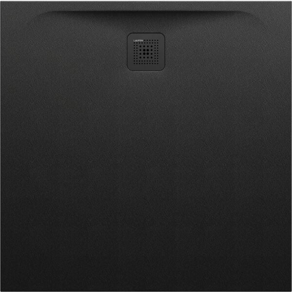 Duschwanne Laufen Pro Superflach 100 x 100 cm Schwarz matt image number 0