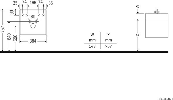 Meuble sous-lavabo Duravit White Tulip Blanc mat image number 1