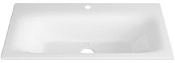Auflegewaschtisch Schmidlin Viva 80 x 47.5 cm Weiss Cleaneffekt image number 0