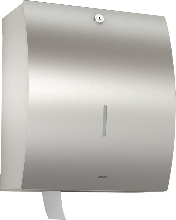 Papierrollenspender KWC Stratos STR 670 Edelstahl seidenmatt image number 0