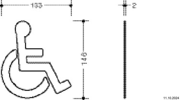 Piktogramm Hewi 805 edelstahl matt image number 1