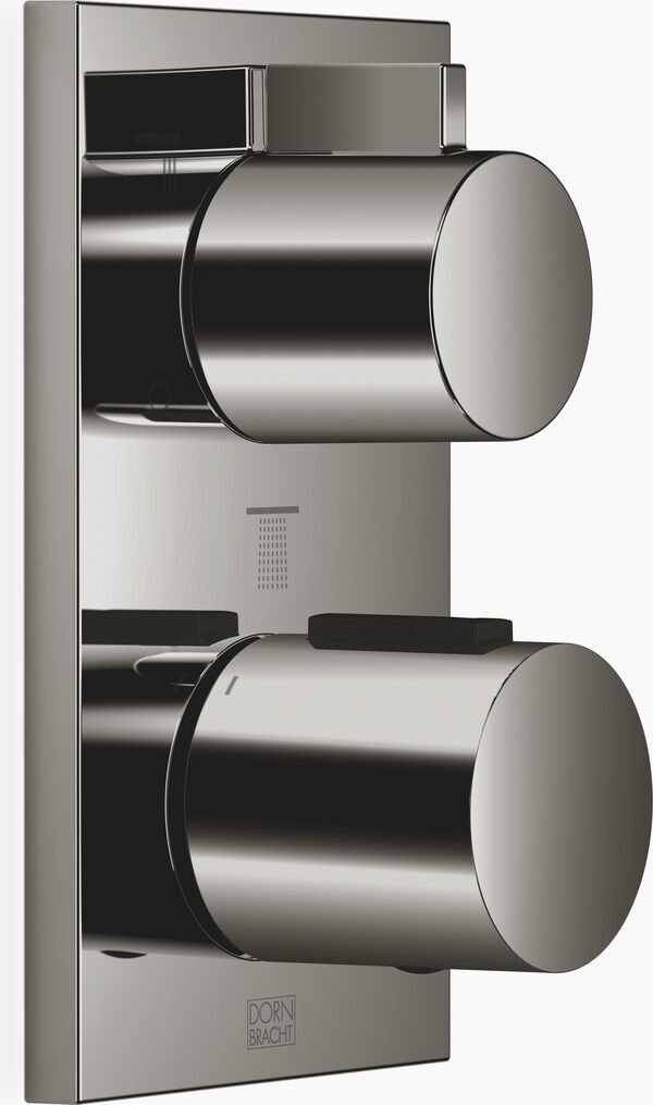 Thermostat-Endmontageset Dornbracht Dark Chrome image number 0