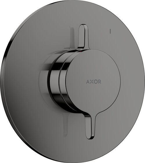 Duschsystem Axor One Polished black chrom