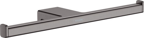 Doppelpapierhalter Hansgrohe AddStoris Brushed black chrome