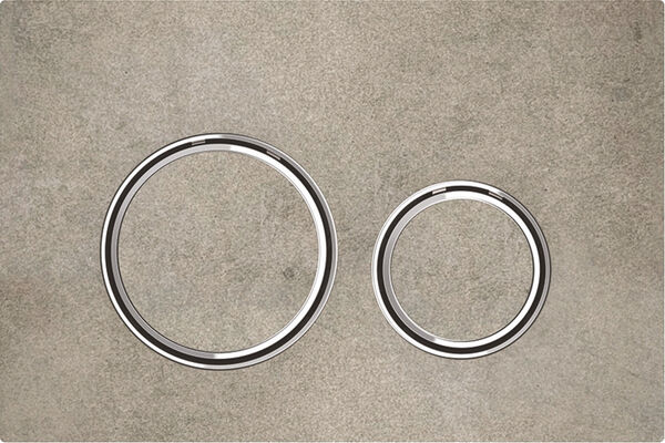 Plaque de d&eacute;clenchement Geberit Sigma50 round B&eacute;ton optique image number 0