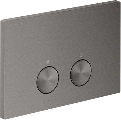 Betätigungsplatte Axor FlushPlate brushed black chrome