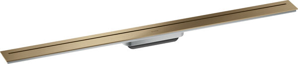 Rigole pour douche Axor Drain Brushed bronze image number 0