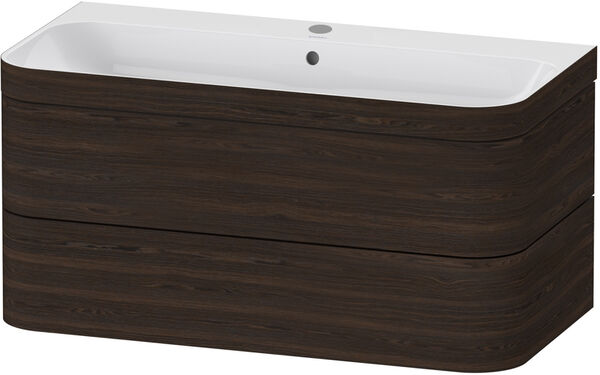 Combinazione lavabo Duravit Happy D.2 Plus, larghezza 97,5 cm, altezza 46,8 cm, profondit&agrave; 49 cm, image number 0