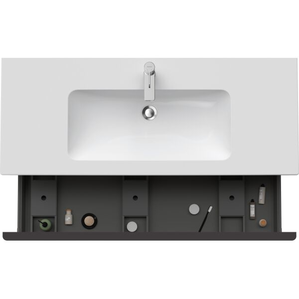 Meuble sous-lavabo Duravit D-Neo Noyer fonc&eacute; image number 4