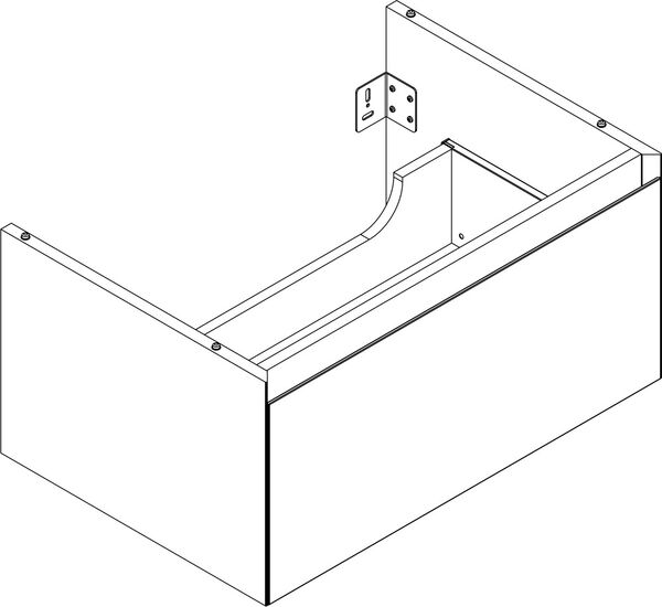 Waschtischmöbel Alterna zero plus Eiche naturale image number 0