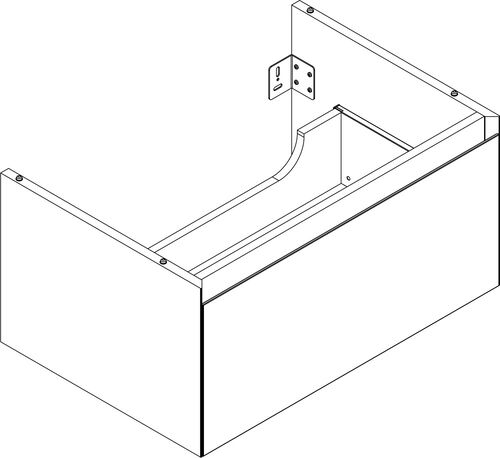 Meuble sous-lavabo Alterna zero plus Chêne naturale Meuble sous-lavabo Alterna zero plus Chêne naturale