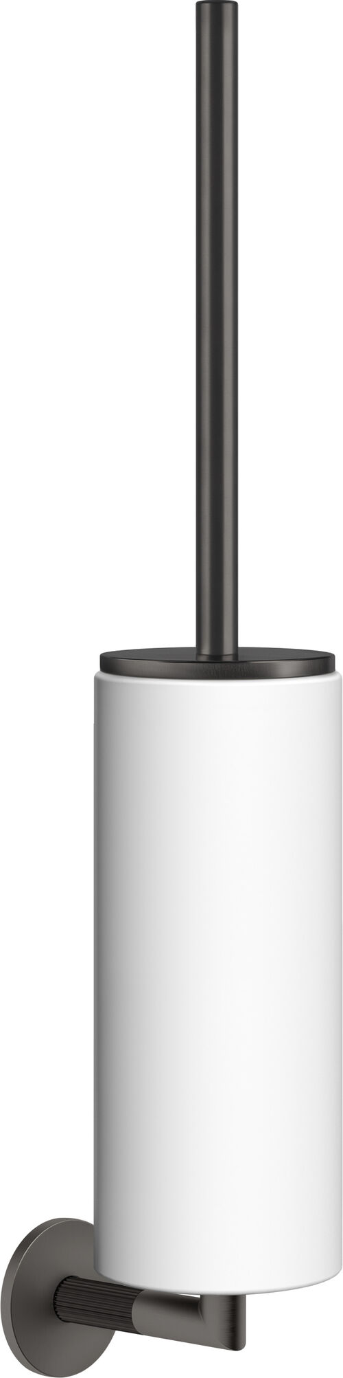 Klosettb&uuml;rstenhalter Gessi Ingranaggio Black metal brushed