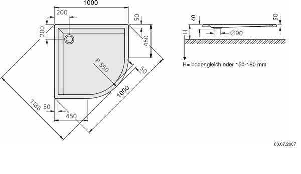 Eckduschenwanne Koralle ClarissaPlus Weiss image number 0