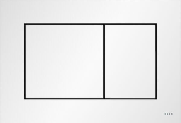 Betätigungsplatte Tece Now, Zweimengenbetätigung von oben oder vorne, für Wandklosettelement Tece image number 0
