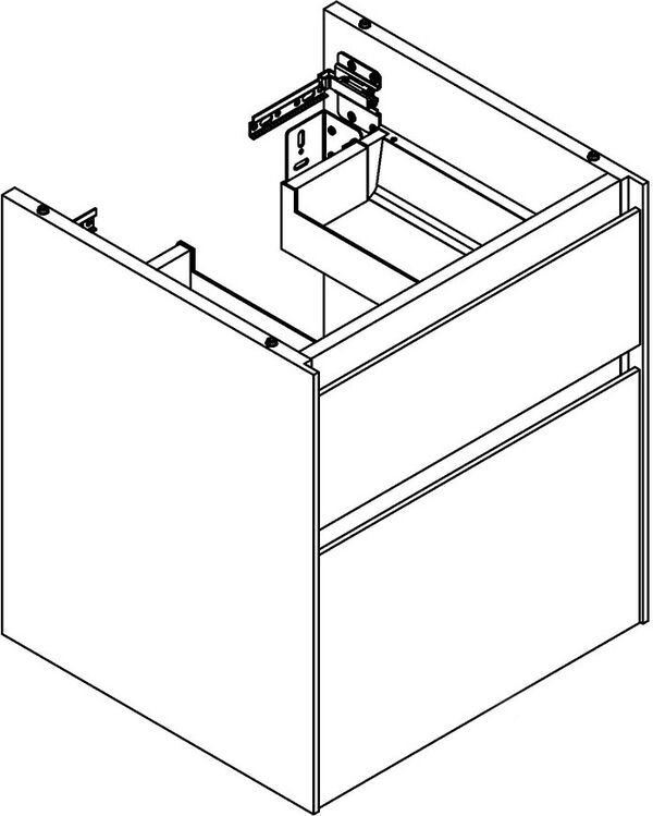 Meuble sous-lavabo Alterna dinea S Anthracite image number 0