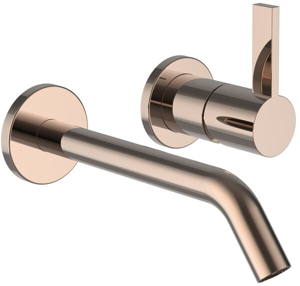Mélangeur mural-set de montage final Laufen Kartell Or rose PVD image number 0