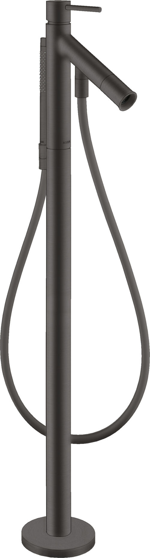 Bademischer Axor Starck-Stand brushed black chrome