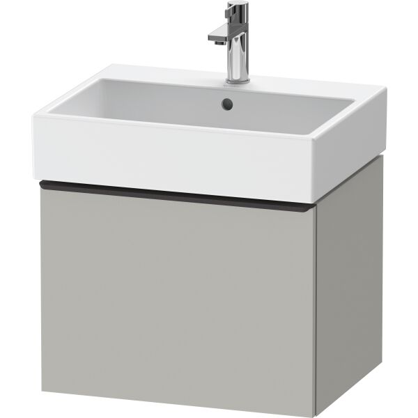 Armadio sottolavabo Duravit D-Neo grigio cemento opaco image number 1