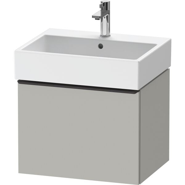 Armadio sottolavabo Duravit D-Neo grigio cemento opaco image number 1