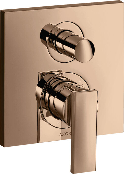 Bademischer-Endmontageset Axor Citterio Polished red gold