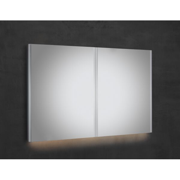 Armoire de toilette Sidler Focus LED UP Argent éloxé couleur de lumière réglable en continu 2000-6500 K image number 3