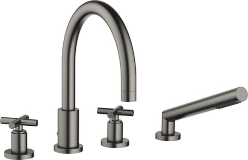 Garniture de remplissage Dornbracht Tara. 4-trous Dark platine mat