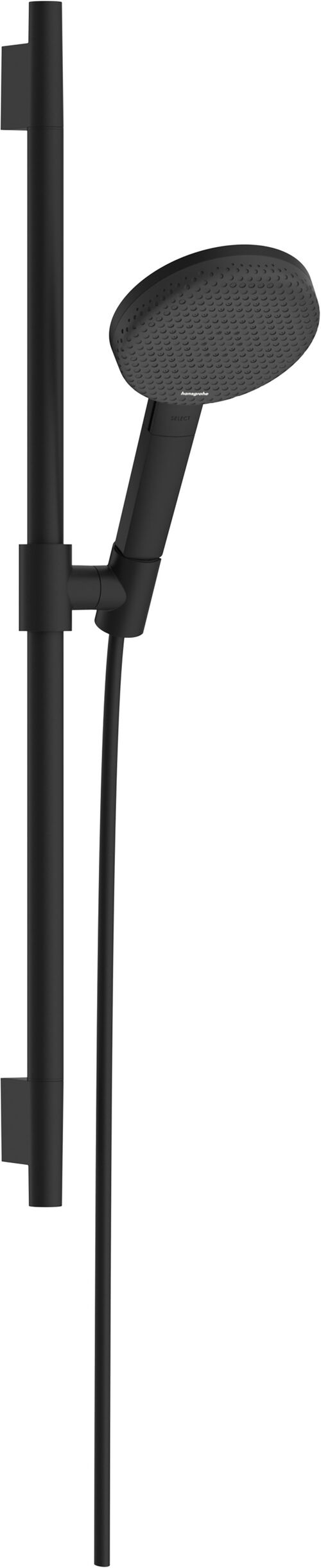 Handbrausegarnitur Hansgrohe Raindance Alive Select S EcoSmart Schwarz matt