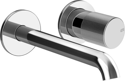 M&eacute;langeur mural-set de montage final Gessi Habito Chrom&eacute; Diamantato