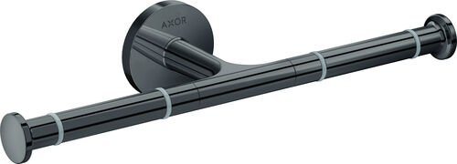 Papierhalter doppelt Axor Universal Circular polished black chrom