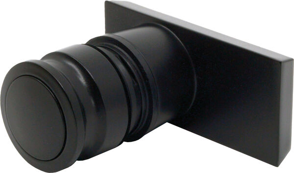 Poign&eacute;e bouton Alterna lin.3 Noir mat image number 0